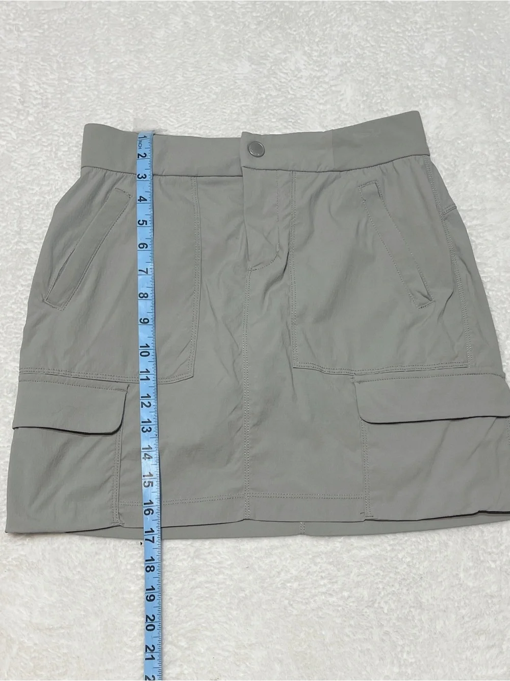 Athleta Trekkie Skort Skirt Galactic Gray Athletic Sport Tennis Casual Women's 2